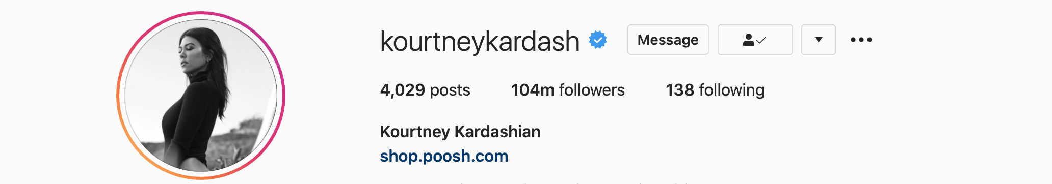 kourtney kardashian Top Instagram Influencers - KOURTNEY KARDASHIAN
