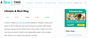 mom blogger
