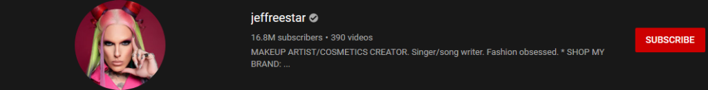 image 30 most subscribed Youtubers - JEFFREE STAR MOST SUBSCRIBED YOUTUBERS AND MOST SUBSCRIBED YOUTUBE CHANNELS IN 2024
