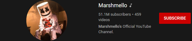 image 33 most subscribed Youtubers - MARSHMELLO