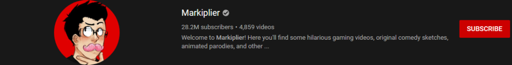 image 38 most subscribed Youtubers - MARKIPLIER - MOST SUBSCRIBED YOUTUBERS AND MOST SUBSCRIBED YOUTUBE CHANNELS IN 2024