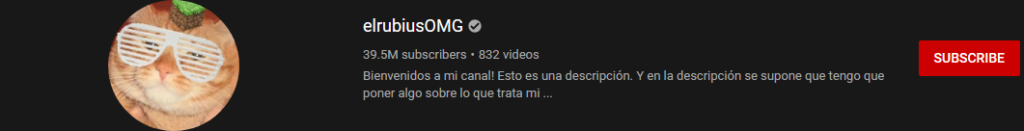 image 42 most subscribed Youtubers - EL RUBIUS OMG
