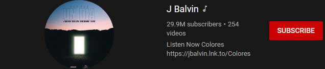 image 60 most subscribed Youtubers - J BALVIN - MOST SUBSCRIBED YOUTUBERS AND MOST SUBSCRIBED YOUTUBE CHANNELS IN 2024