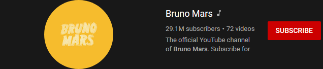 image 61 most subscribed Youtubers - BRUNO MARS - MOST SUBSCRIBED YOUTUBERS AND MOST SUBSCRIBED YOUTUBE CHANNELS IN 2024
