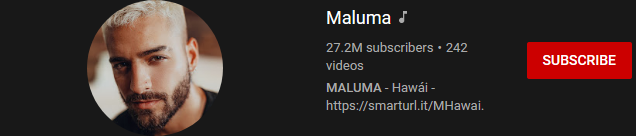 image 71 most subscribed Youtubers - MALUMA - MOST SUBSCRIBED YOUTUBERS AND MOST SUBSCRIBED YOUTUBE CHANNELS IN 2024