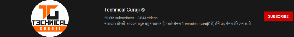 image 80 most subscribed Youtubers - TECHNICAL GURUJI - MOST SUBSCRIBED YOUTUBERS AND MOST SUBSCRIBED YOUTUBE CHANNELS IN 2024