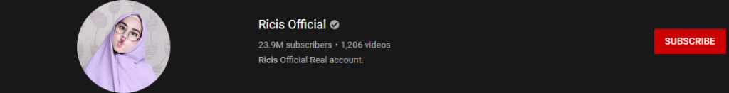 image 9 most subscribed Youtubers - RICIS OFFICIAL - MOST SUBSCRIBED YOUTUBERS AND MOST SUBSCRIBED YOUTUBE CHANNELS IN 2024