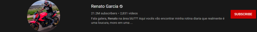 image 90 most subscribed Youtubers - RENATO GARCIA - MOST SUBSCRIBED YOUTUBERS AND MOST SUBSCRIBED YOUTUBE CHANNELS IN 2024