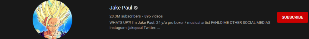 image 96 most subscribed Youtubers - JAKE PAUL - MOST SUBSCRIBED YOUTUBERS AND MOST SUBSCRIBED YOUTUBE CHANNELS IN 2024