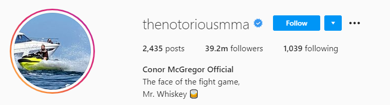 conor mcgregor Top Male Influencers