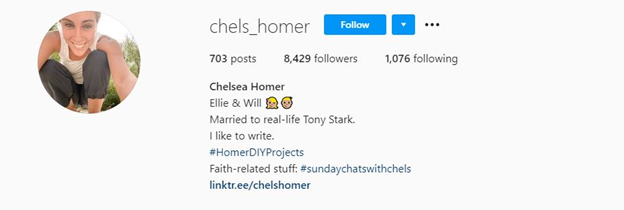 Top Nano Influencers - Chelsea Homer