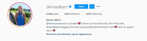Top Nano Influencers - Denise Albert