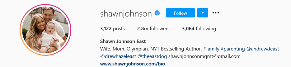 image 7 Top Mom Influencers - Shawn Johnson