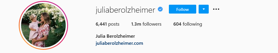 image 94 Top Mom Influencers - Julia Berolzheimer