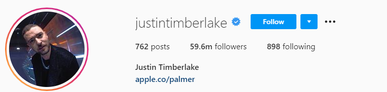 justin timberlake Top Male Influencers - Justin Timberlake