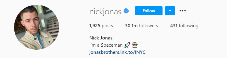 nick jonas Top Male Influencers - Nick Jonas