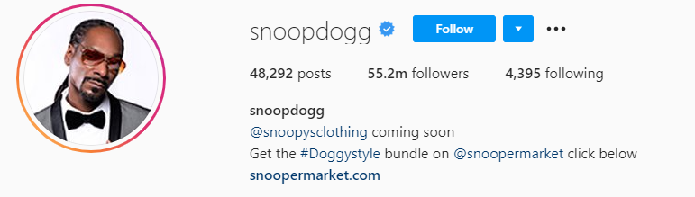 snoop dogg Top Male Influencers - Snoop Dog
