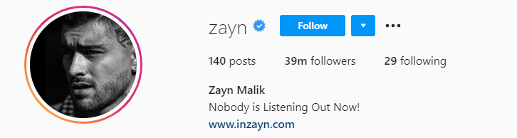 zayn malik Top Male Influencers