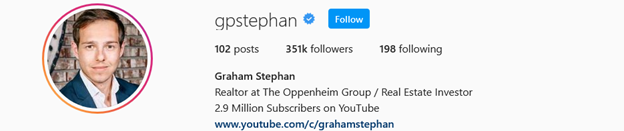 Top Real Estate Influencers - Graham Stephan