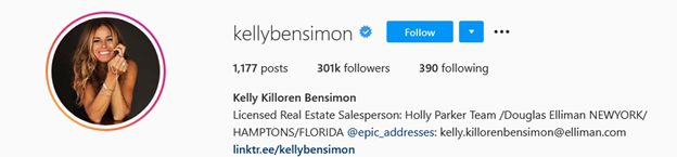 Top Real Estate Influencers - Kelly Killoren Benison