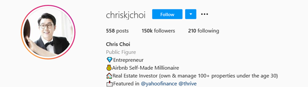 Top Real Estate Influencers - Chris Choi