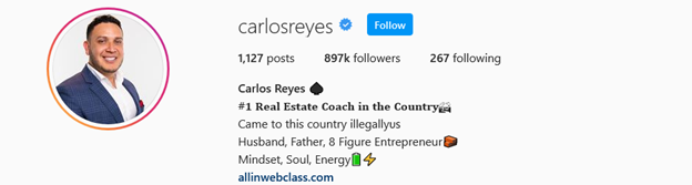 Top Real Estate Influencers - Carlos Reyes