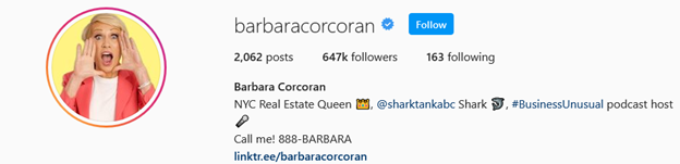 Top Real Estate Influencers - Barbara Corcoran