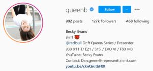 Becky Evans automotive influencers