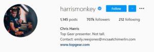 Chris Harris Car influencers
