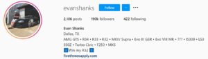 Evan Shanks Automotive influencers