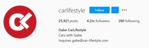 Gabe Car influencers