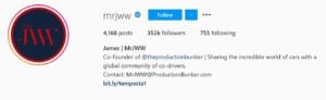 James Walker Car influencers
