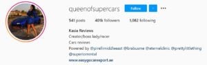 Kasia Reviews Car influencers