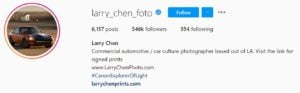 Larry Chen Car influencers