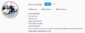 Lenny Howlett Automotive influencers