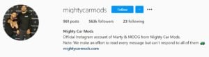 Mighty Car Mods Car influencers