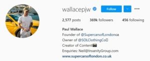 Paul Wallace Car influencers