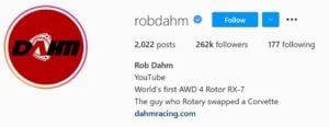 Rob Dahm automotive influencers