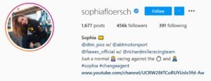 Sophia Floersch Car influencers