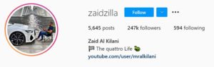 Zaid Al Kilani automotive influencers