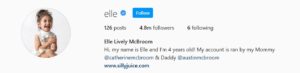 Kid influencers - ELLE LIVELY MCBROOM
