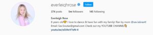 Kid Influencers - Everleigh Rose 