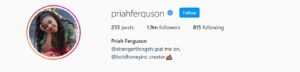 Kid influencers - Priah Ferguson
