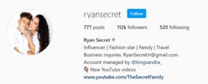 Kid influencers