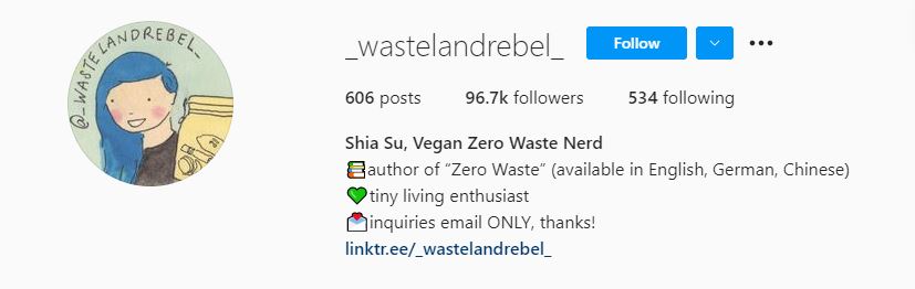 12 Shia Shu Sustainability Influencers