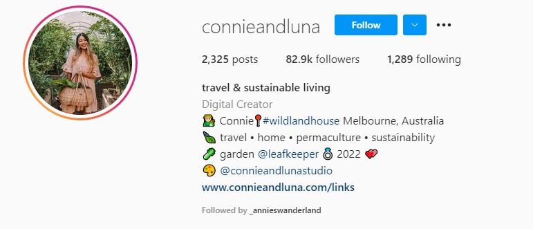 19 Connie and Luna Sustainability Influencers