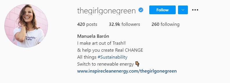 30 Manuela Baron Sustainability Influencers