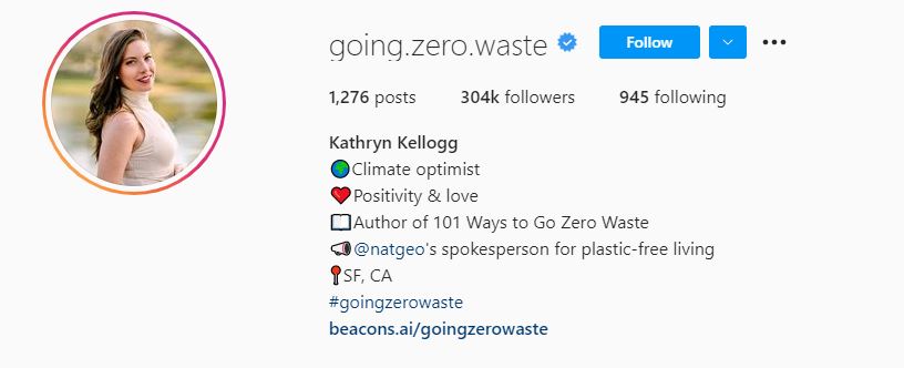 4 Kathryn Kellog Sustainability Influencers