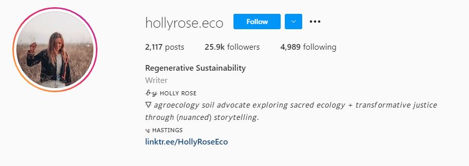 49 Holly Rose Sustainability Influencers