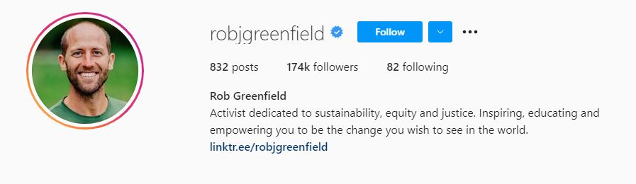 6 Rob Greenfield Sustainability Influencers